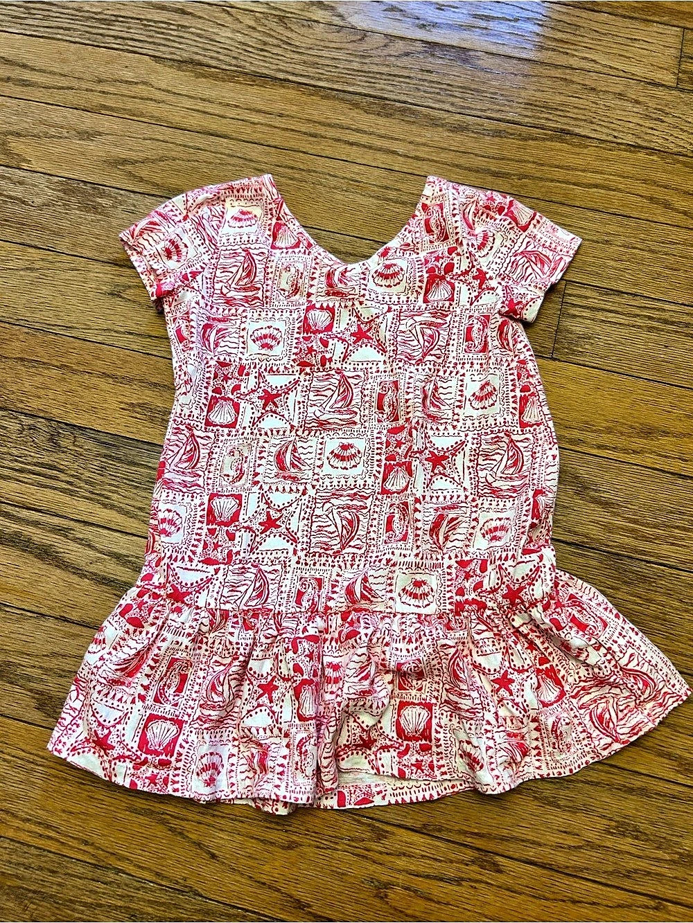 Lilly Pulitzer Girls Size S (4-5) Pink Print Dress Like New